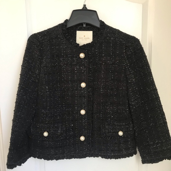 Kate Spade Sparkle Tweed Jacket 